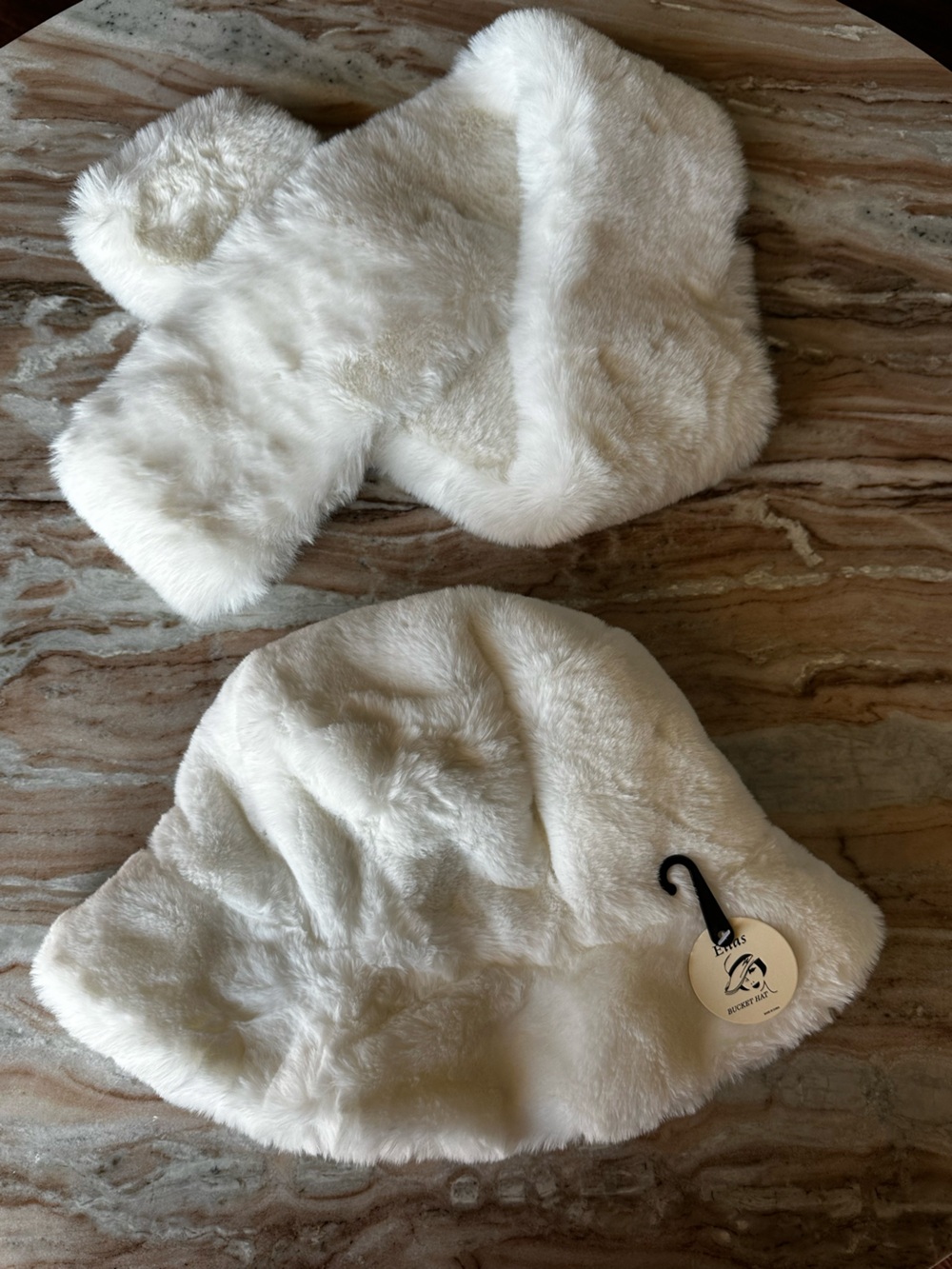 Jennifer & Company Faux Fur Winter Scarf and Hat (Bundle)